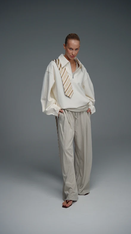 Поло с длинным рукавом