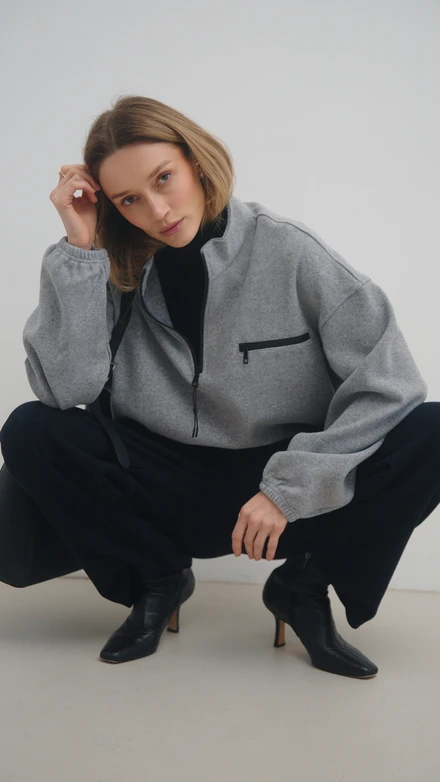 Толстовка на молнии