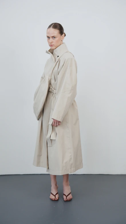 Хлопковый плащ