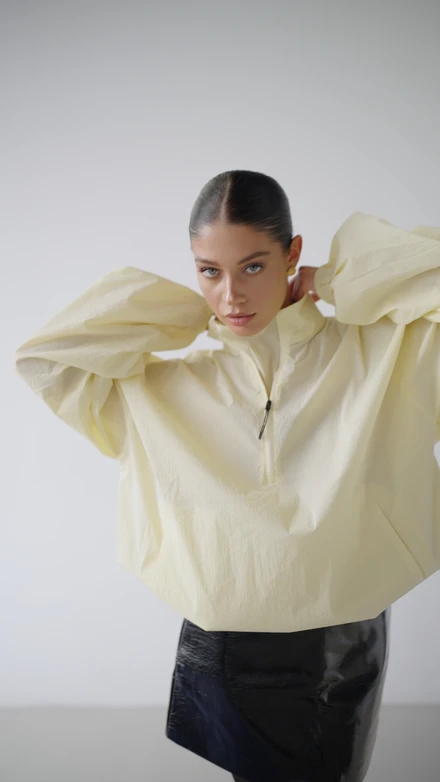 Анорак из плащевой ткани