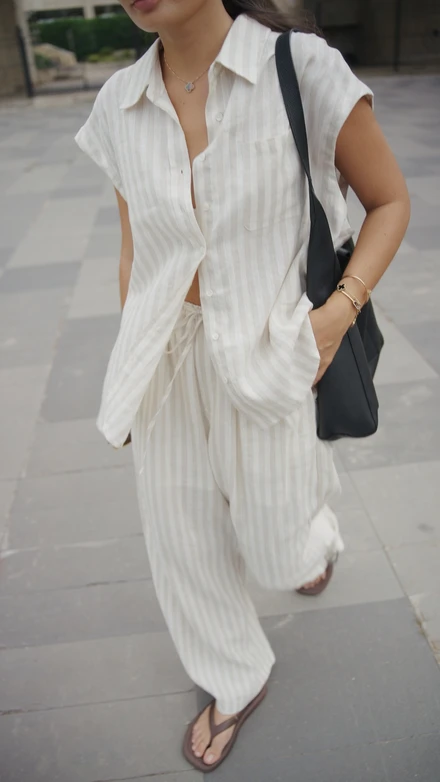 Костюм льняной